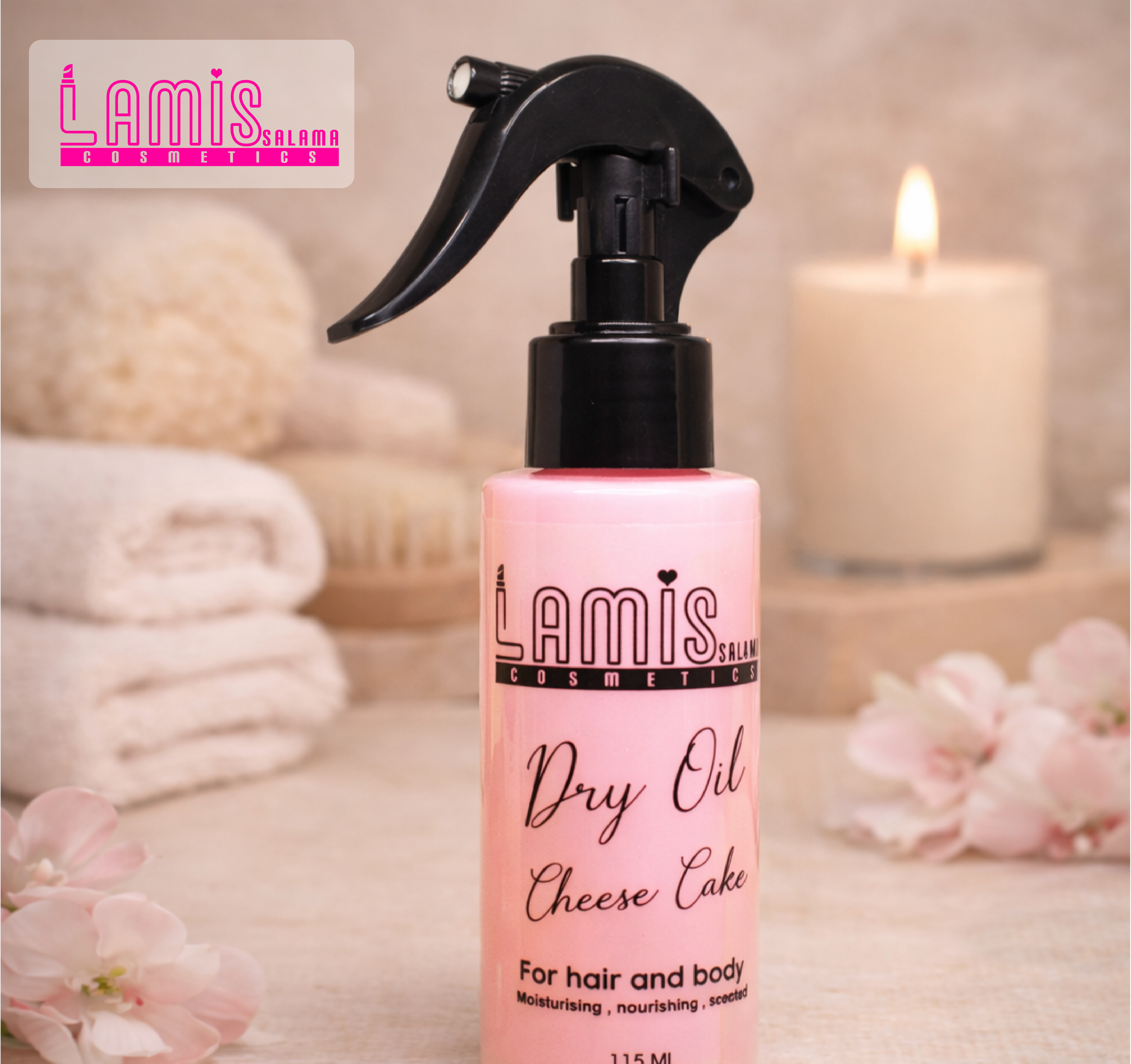 Cheesecake Dry Oil شيزكيك زيت خفيف للشعر وللجسم